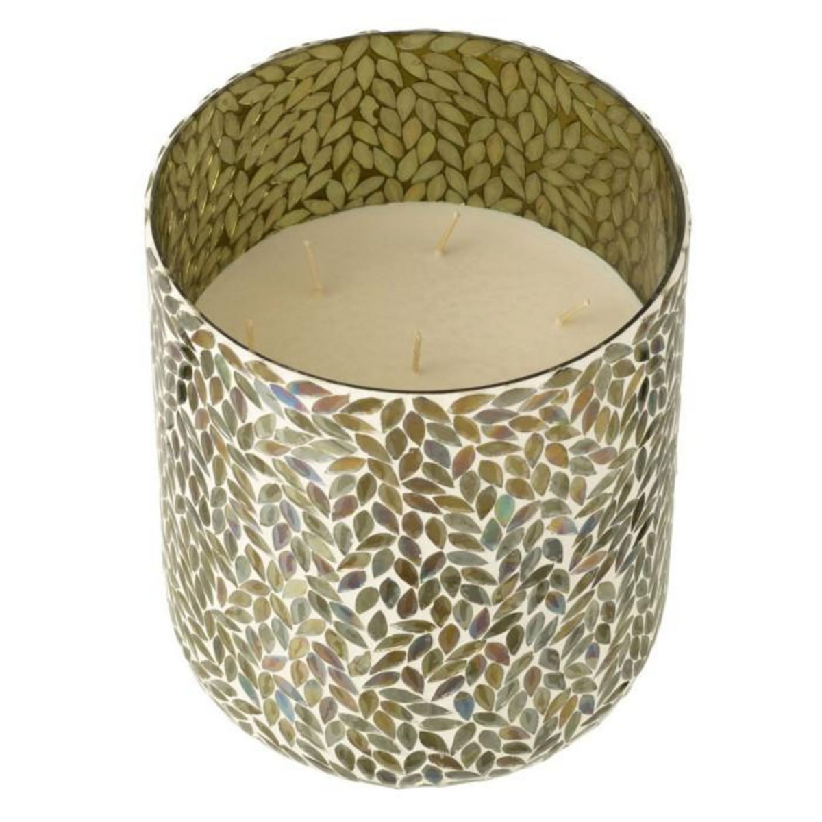 Paris Prix Bougie Parfumée Mosaïque  Cyra  25cm Tea & Herbscire