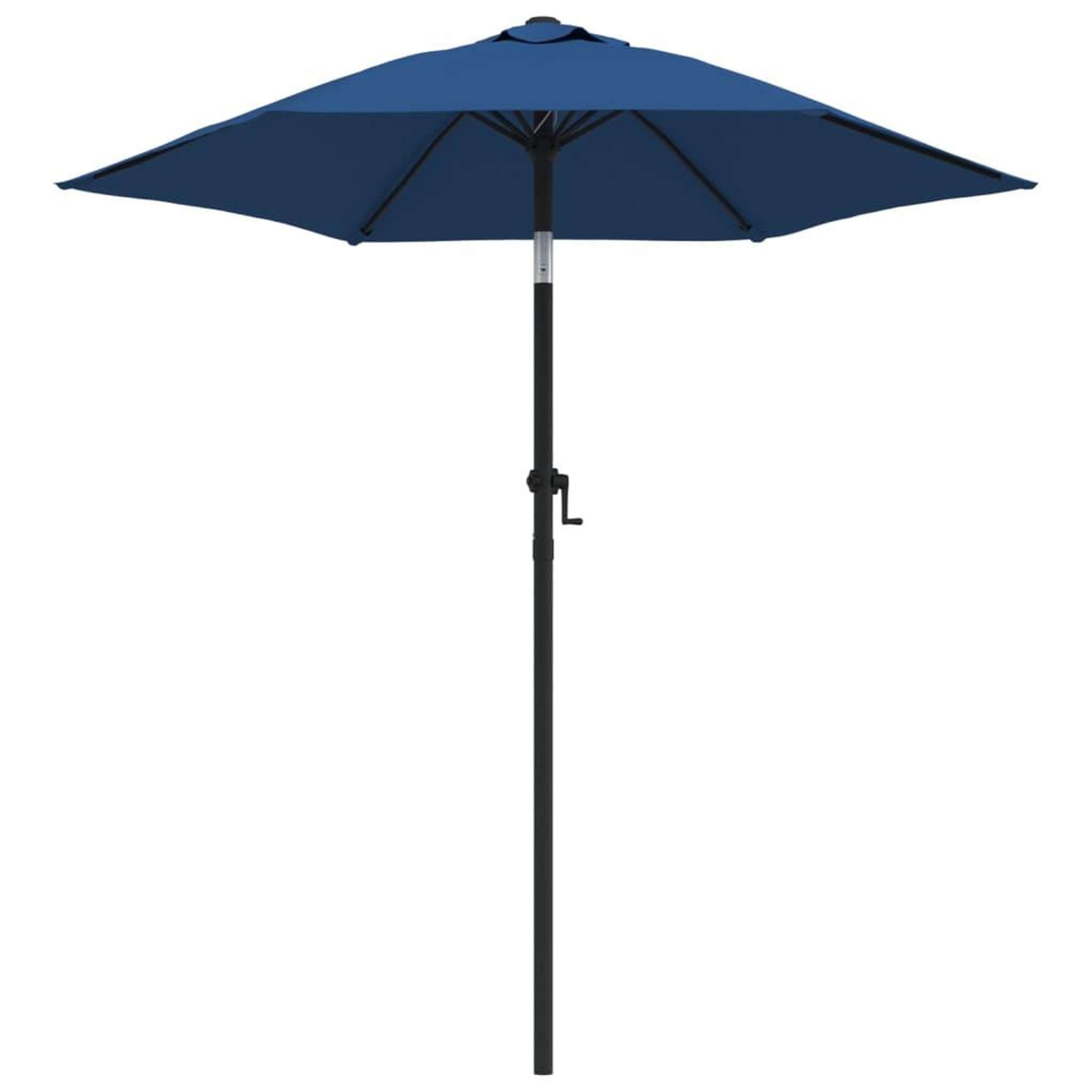 Voir la diapositive 2 : VIDAXL Parasol Bleu 200x224 cm Aluminium