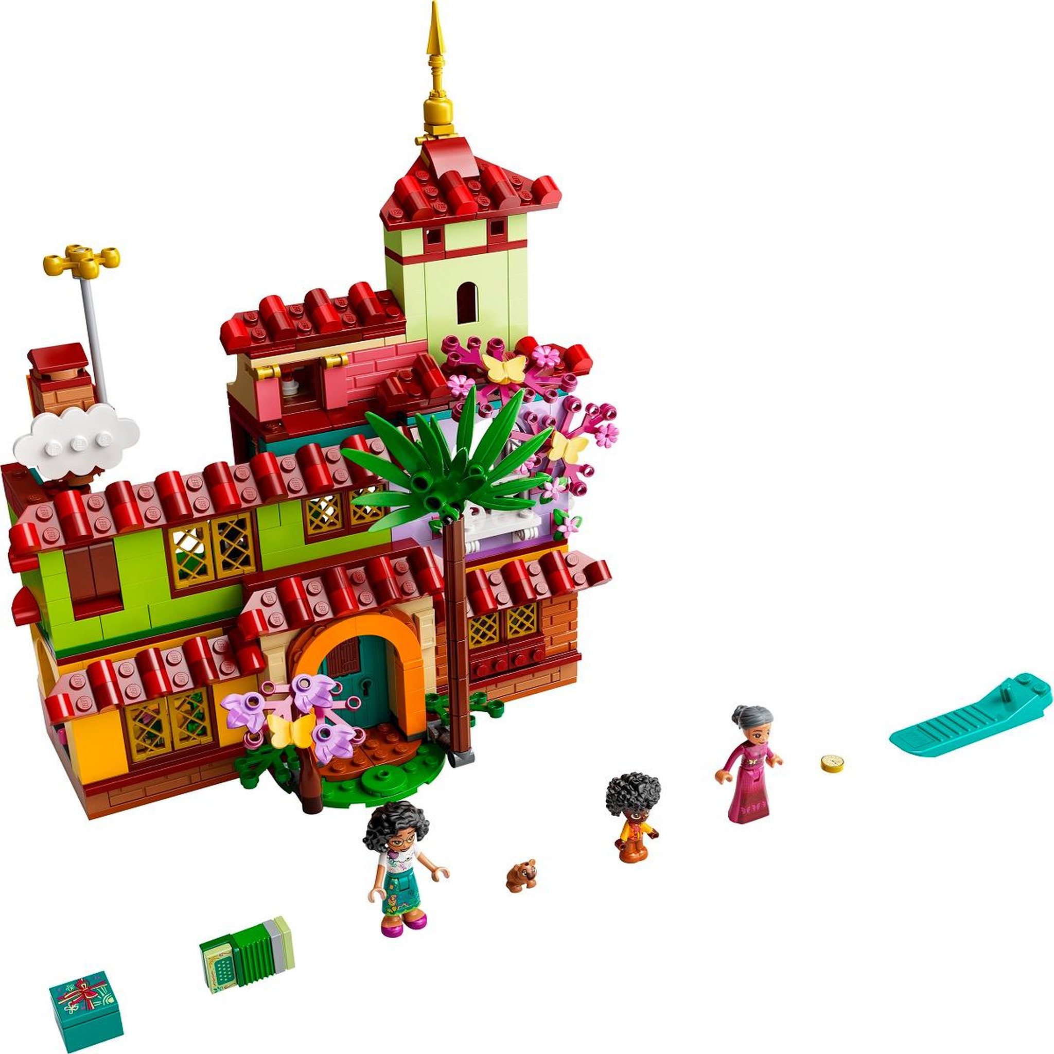 Voir la diapositive 5 : LEGO Disney Encanto 43202 La Maison Madrigal, Jouet de Construction, avec Mini-Poupées, Figurine Capybara, Cadeau Noël Filles et Garçons dès 6 Ans, Film Encanto