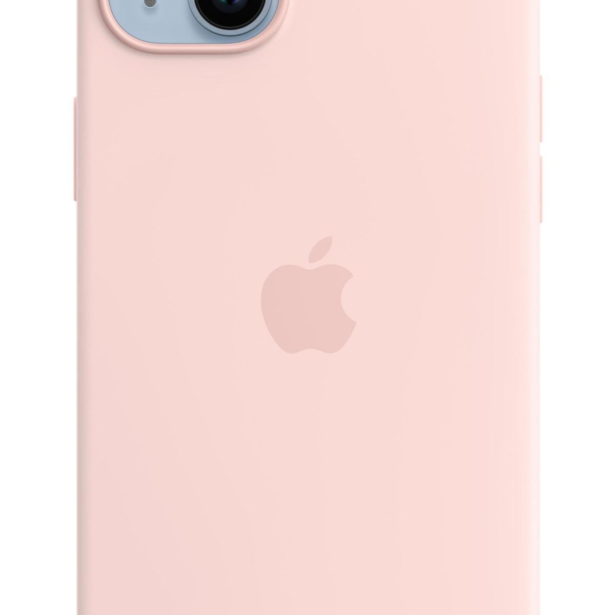 APPLE Coque en silicone avec MagSafe pour Apple iPhone 14 Plus Rose craie
