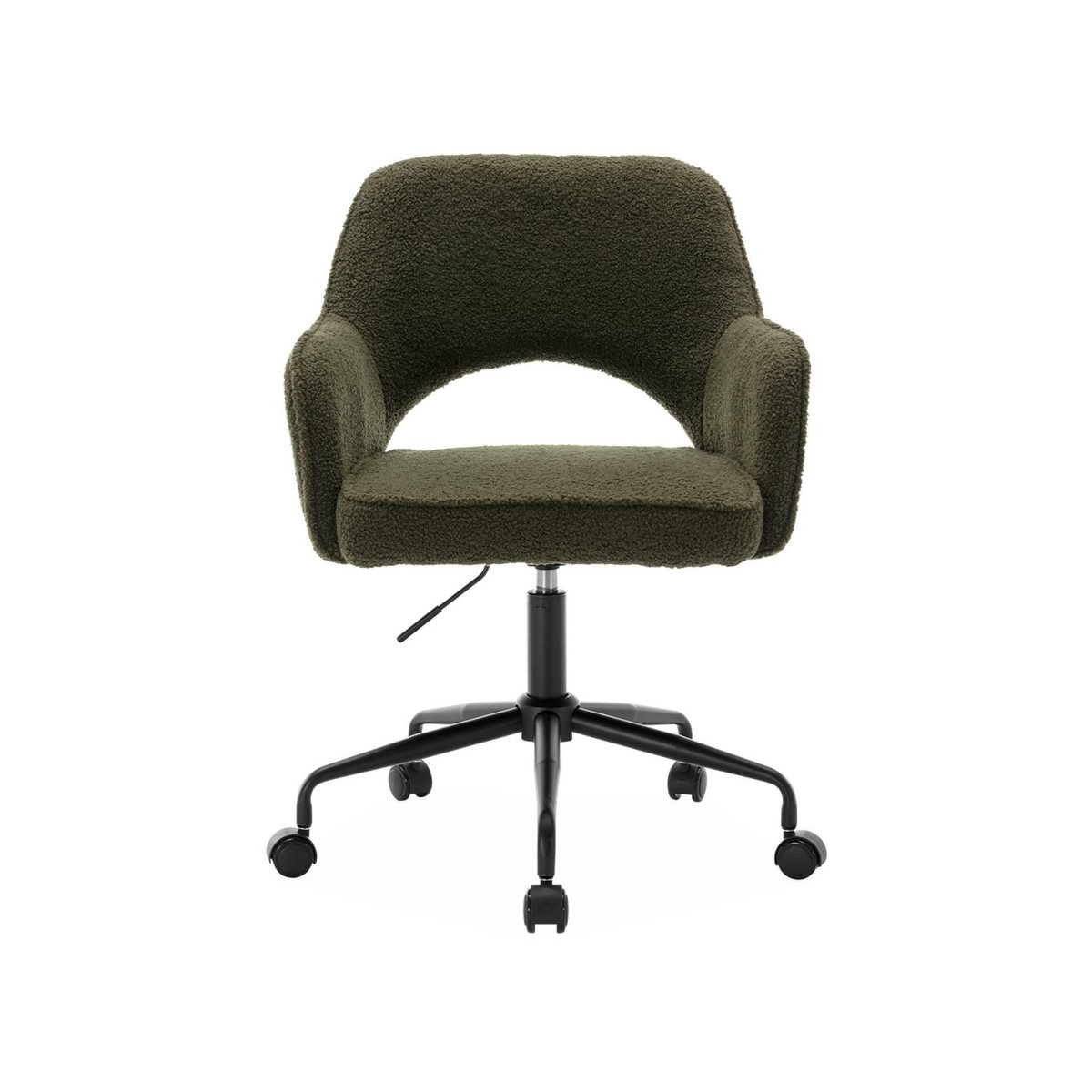 SWEEEK Chaise de bureau à roulettes, Jim, L 60 x P 62 x H 89 / 99cm.