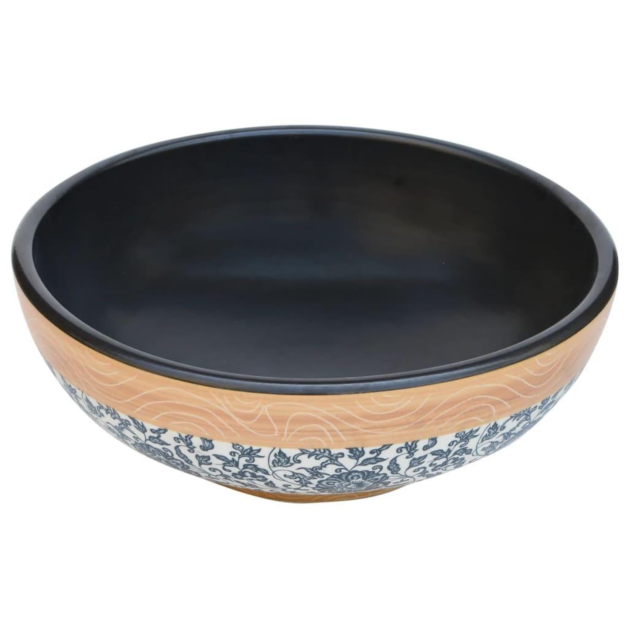 Voir la diapositive 3 : VIDAXL Vasque a poser multicolore rond Φ41x14 cm ceramique