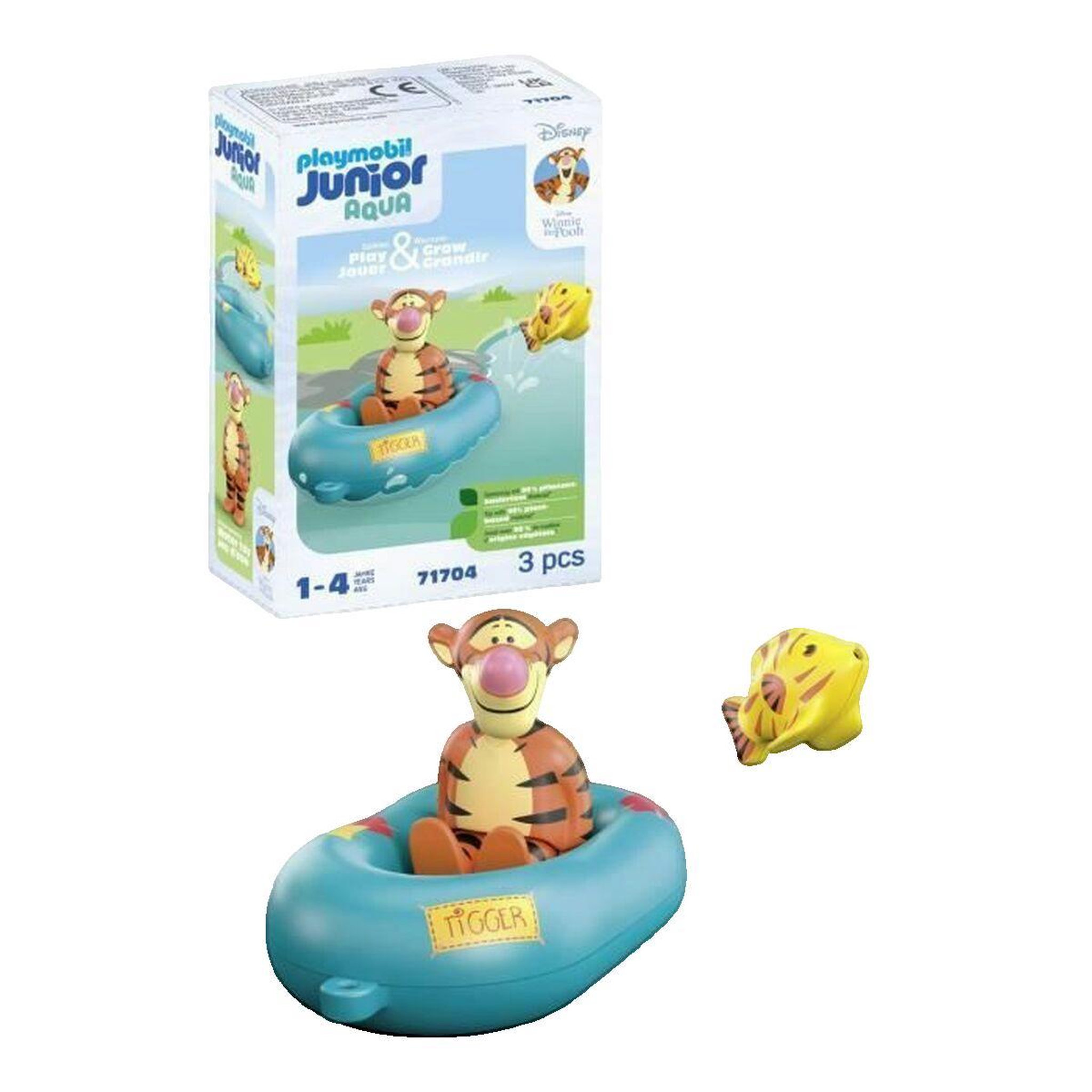 Voir la diapositive 3 : PLAYMOBIL Figurine Playmobil Tigrou avec canot