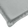 Voir la diapositive 5 : VIDAXL Coussin de banc de jardin gris clair melange 150x50x7 cm tissu