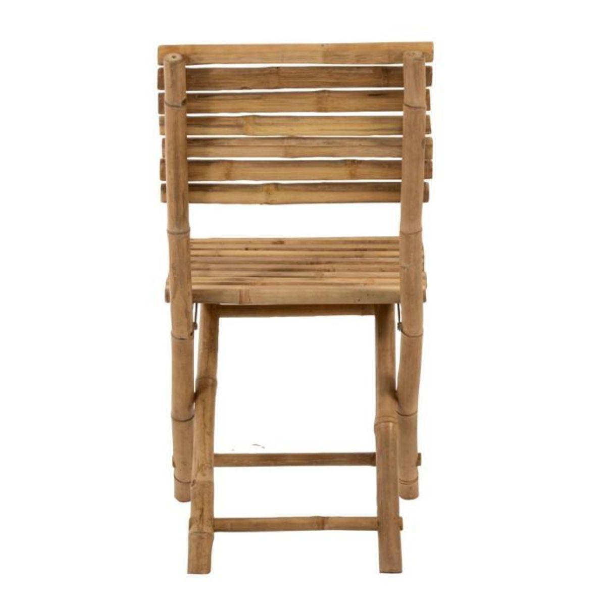 Paris Prix Chaise Pliable Design  Bambou  98cm Naturel