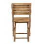 Voir la diapositive 4 : Paris Prix Chaise Pliable Design  Bambou  98cm Naturel