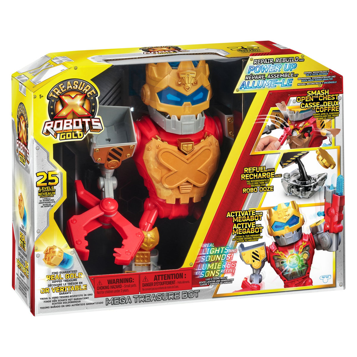 MOOSE TOYS Méga robot trésor X 40 cm