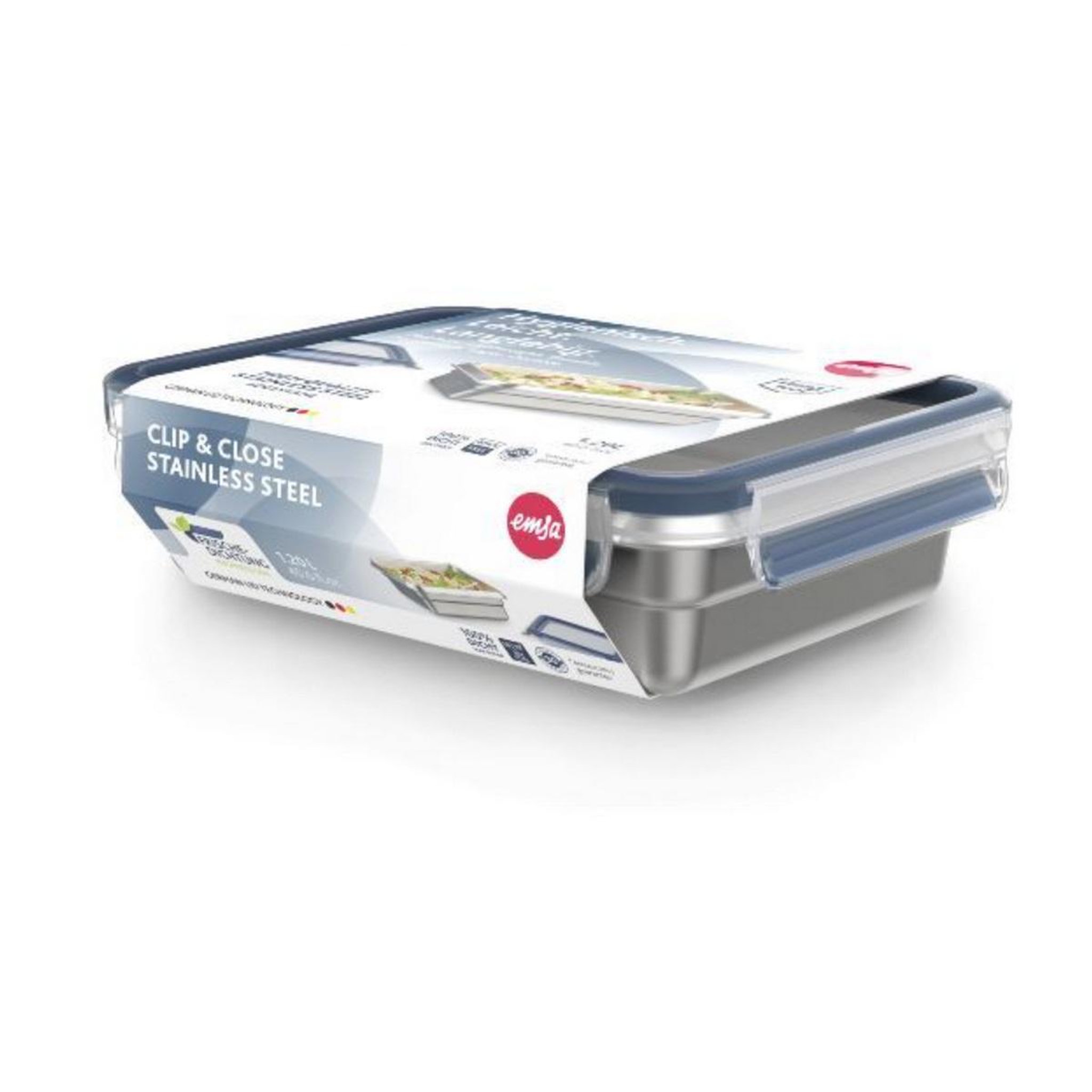 Voir la diapositive 5 : EMSA Boîte alimentaire 1.2l inox - n1150500