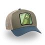 Voir la diapositive 4 : CAPSLAB Casquette trucker en coton avec filet Rick & Morty Pickle