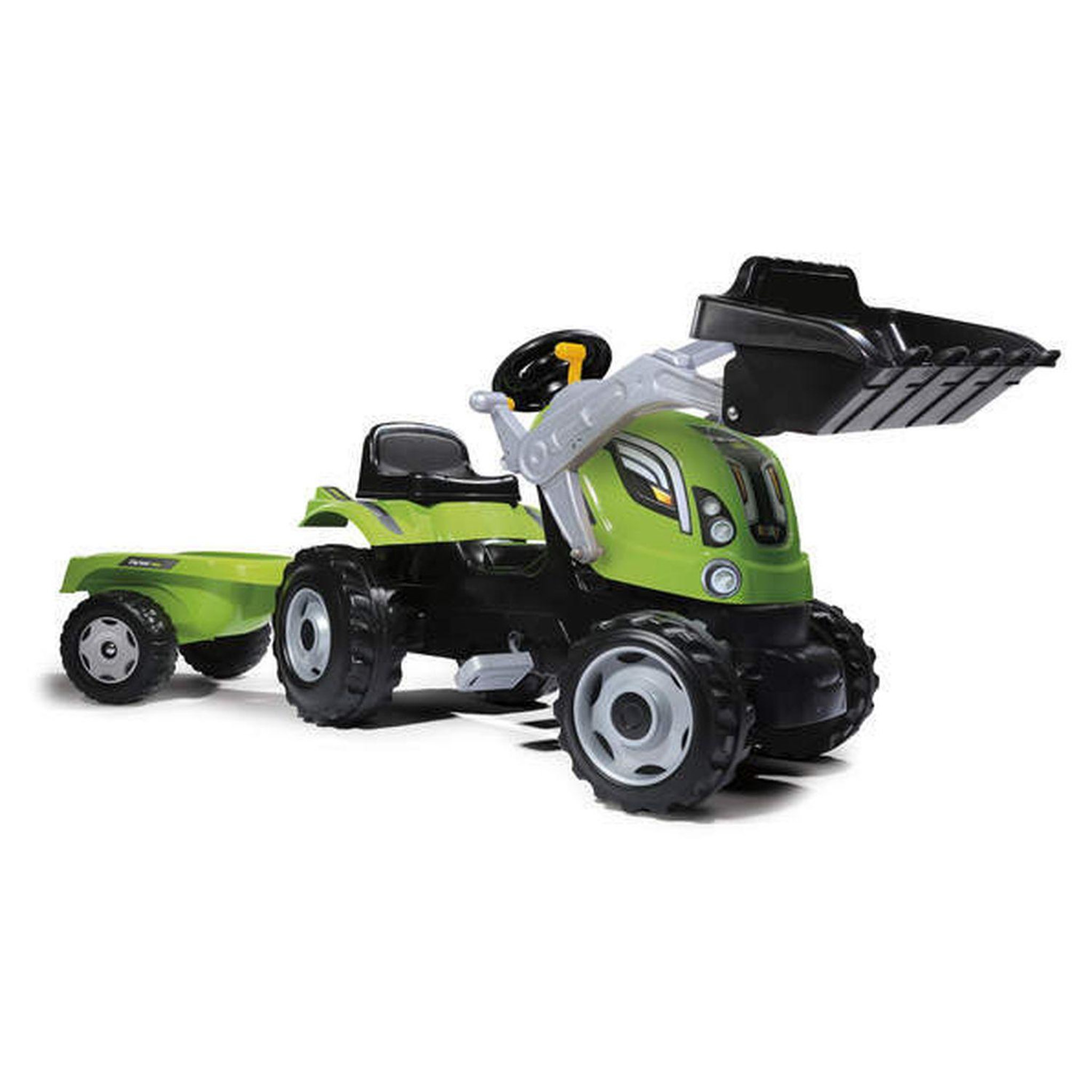 Voir la diapositive 1 : SMOBY Tracteur Farmer Max avec remorque