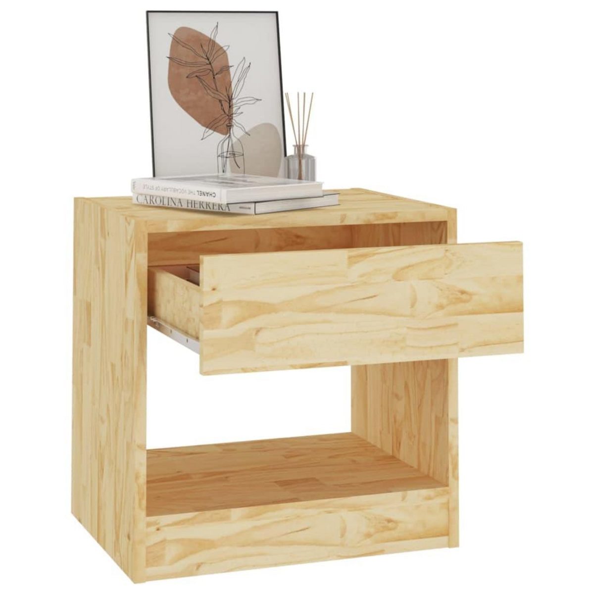 VIDAXL Table de chevet 40x31x40 cm bois de pin massif