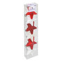 Voir la diapositive 1 : ATMOSPHERA Sujet de Noël 6 Pièces  Christmas Country  6cm Rouge & Blanc