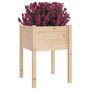 Voir la diapositive 3 : VIDAXL Jardinieres d'exterieur 2 pcs 50x50x70 cm bois de pin massif