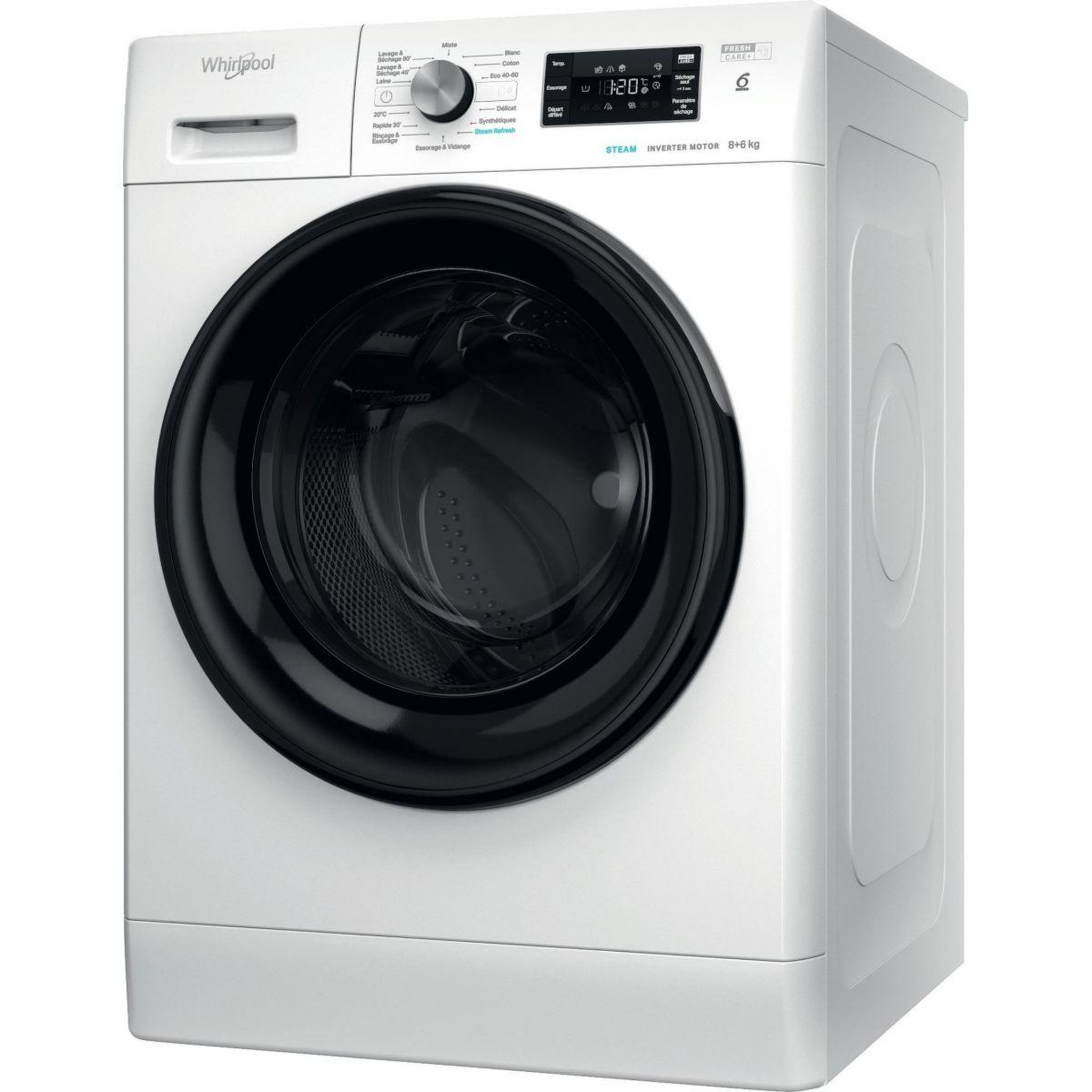 Whirlpool Lave linge séchant hublot ffwdb864489bvfr
