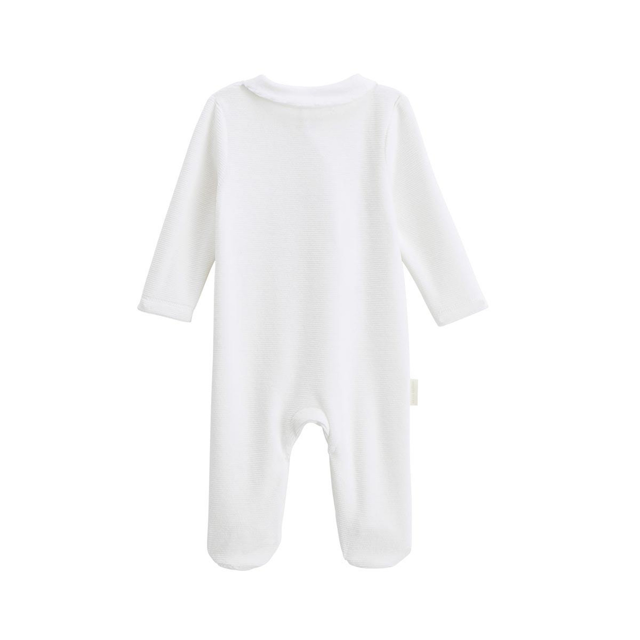 Voir la diapositive 2 : Petit BÃ©guin Pyjama bébé en velours ouverture croisée perle