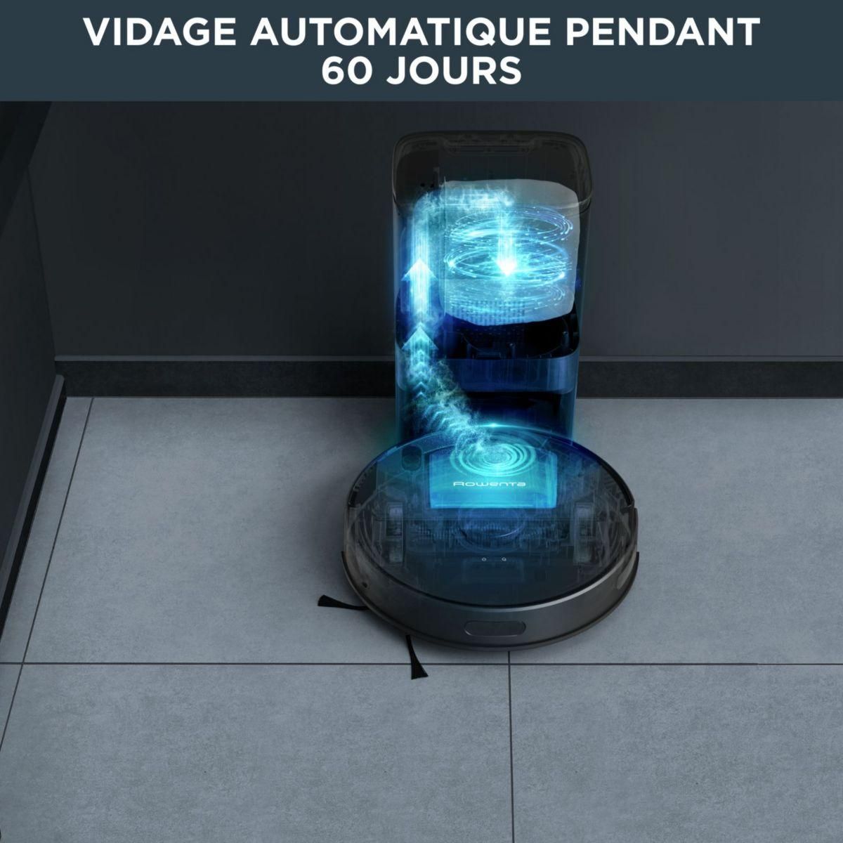 ROWENTA Aspirateur robot X Plorer serie 75s+ station RR8595WH