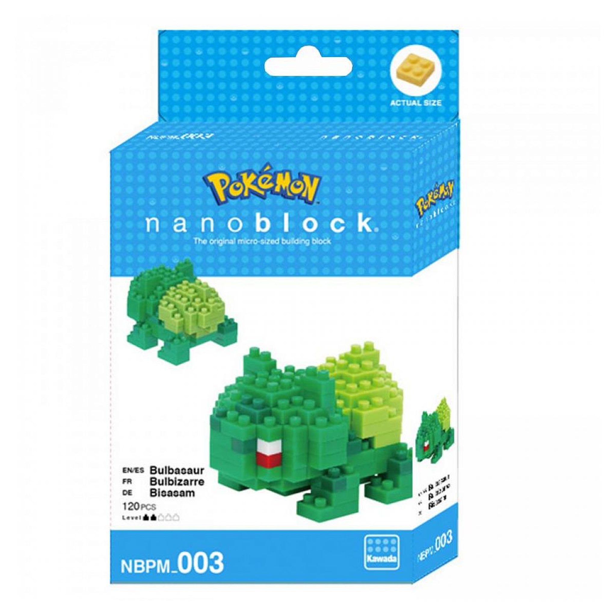 BANDAI Nanoblock Pokemon Bulbizarre 120 pcs
