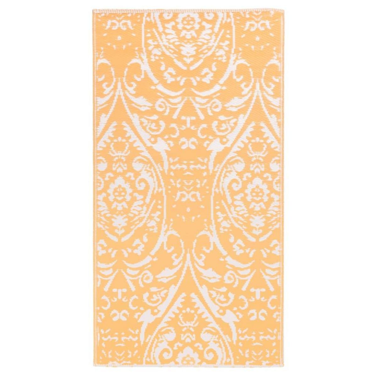 VIDAXL Tapis d'exterieur ARAKIL Orange et blanc 120x180 cm PP