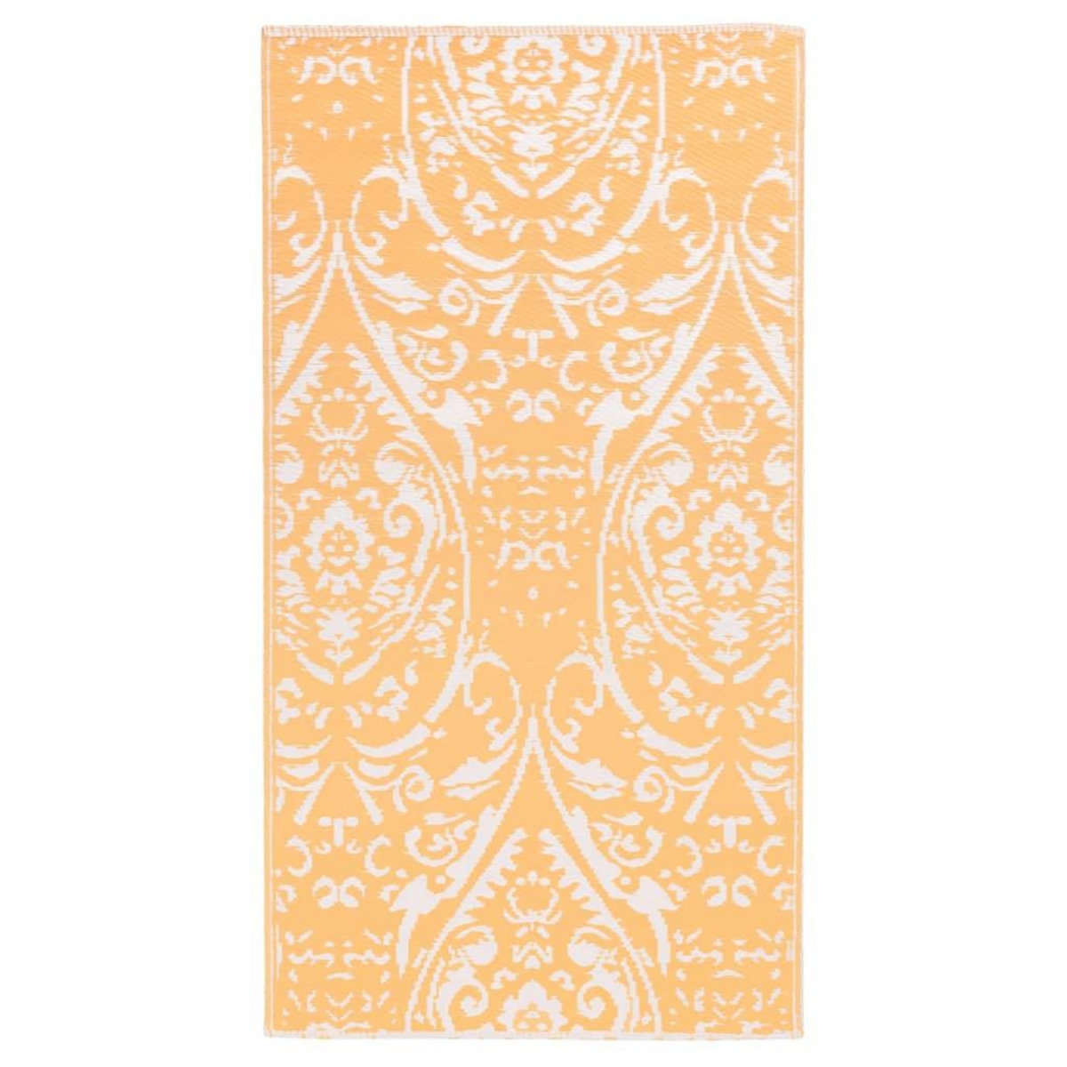 VIDAXL Tapis d'exterieur ARAKIL Orange et blanc 120x180 cm PP