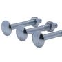 Voir la diapositive 3 :  Boulon zingué TRCC Vissal Ø8x60mm  lot de 3 boulons