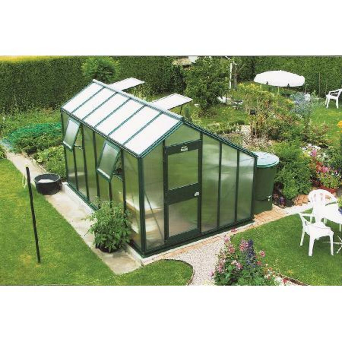 Serre de jardin 10m²