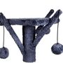 Voir la diapositive 2 : LOVE STORY Grand arbre à chat Moon multi activités - Gris anthracite