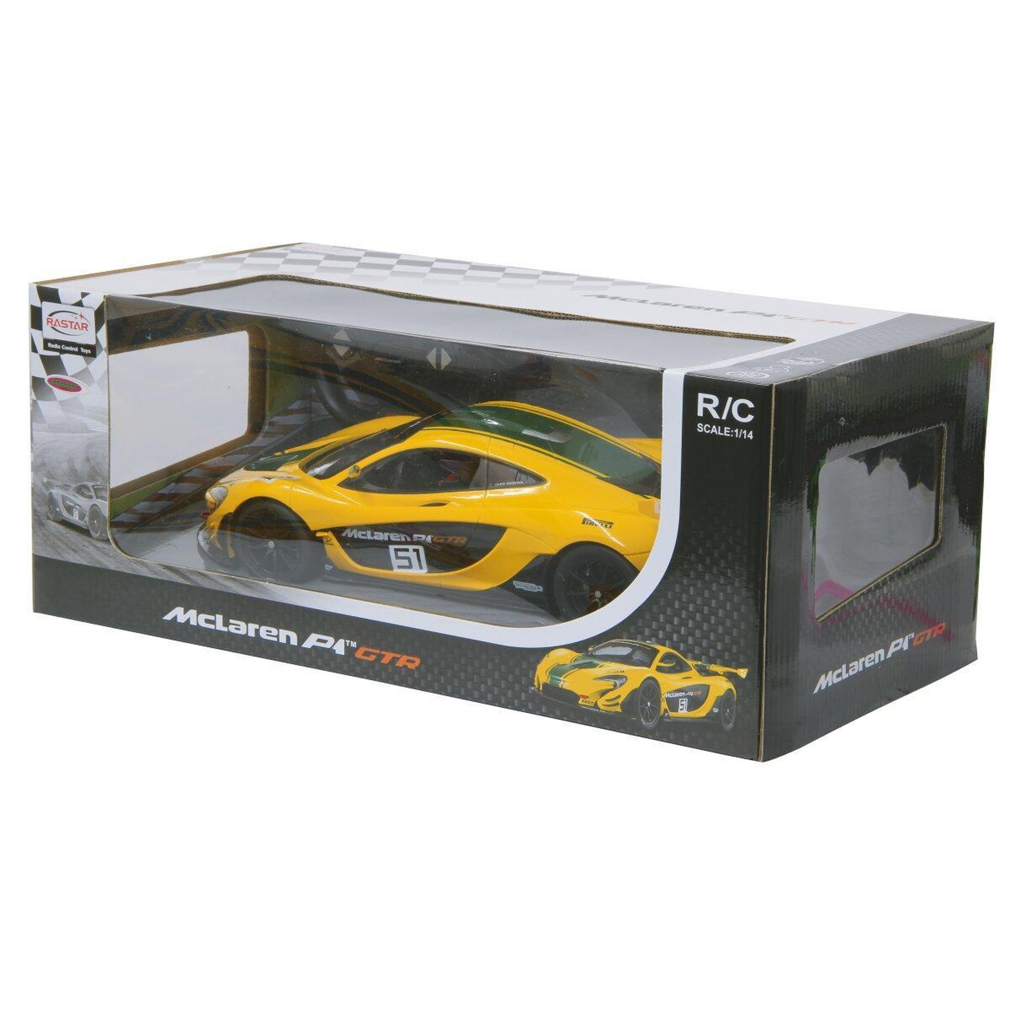 Voir la diapositive 2 : Jamara Voiture télécommandée McLaren P1 GTR 1:14 jaune 2,4GHz