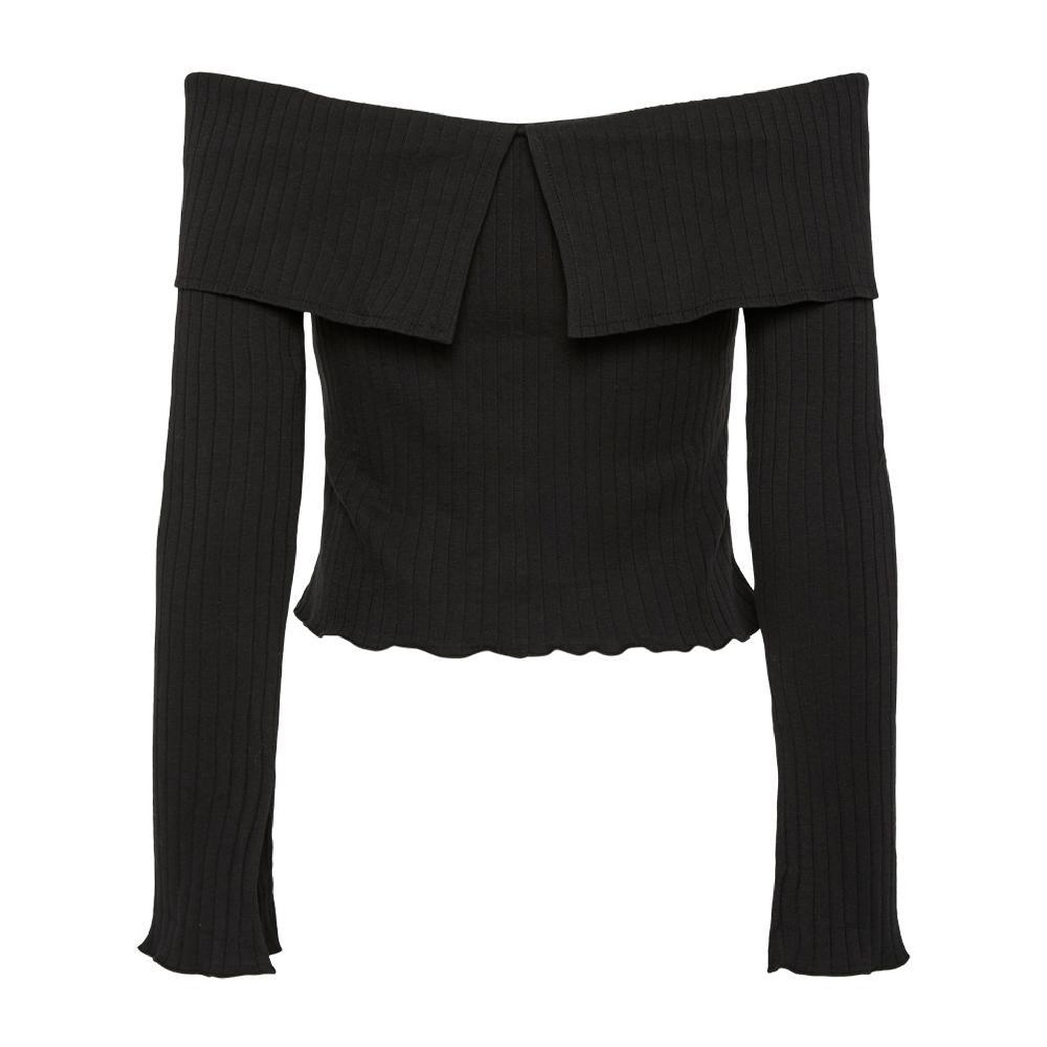 Voir la diapositive 2 : Pieces T-Shirt Noir Femme Pieces Jazmine