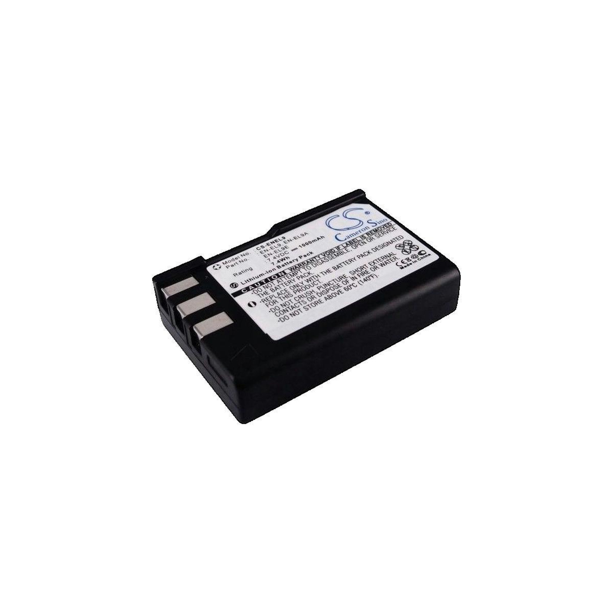 Nikon Batterie Cameron-Sino haute capacité 1000mAh pour Nikon