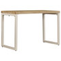 Voir la diapositive 2 : VIDAXL Table a manger 115x55x76 cm Bois de manguier massif et acier