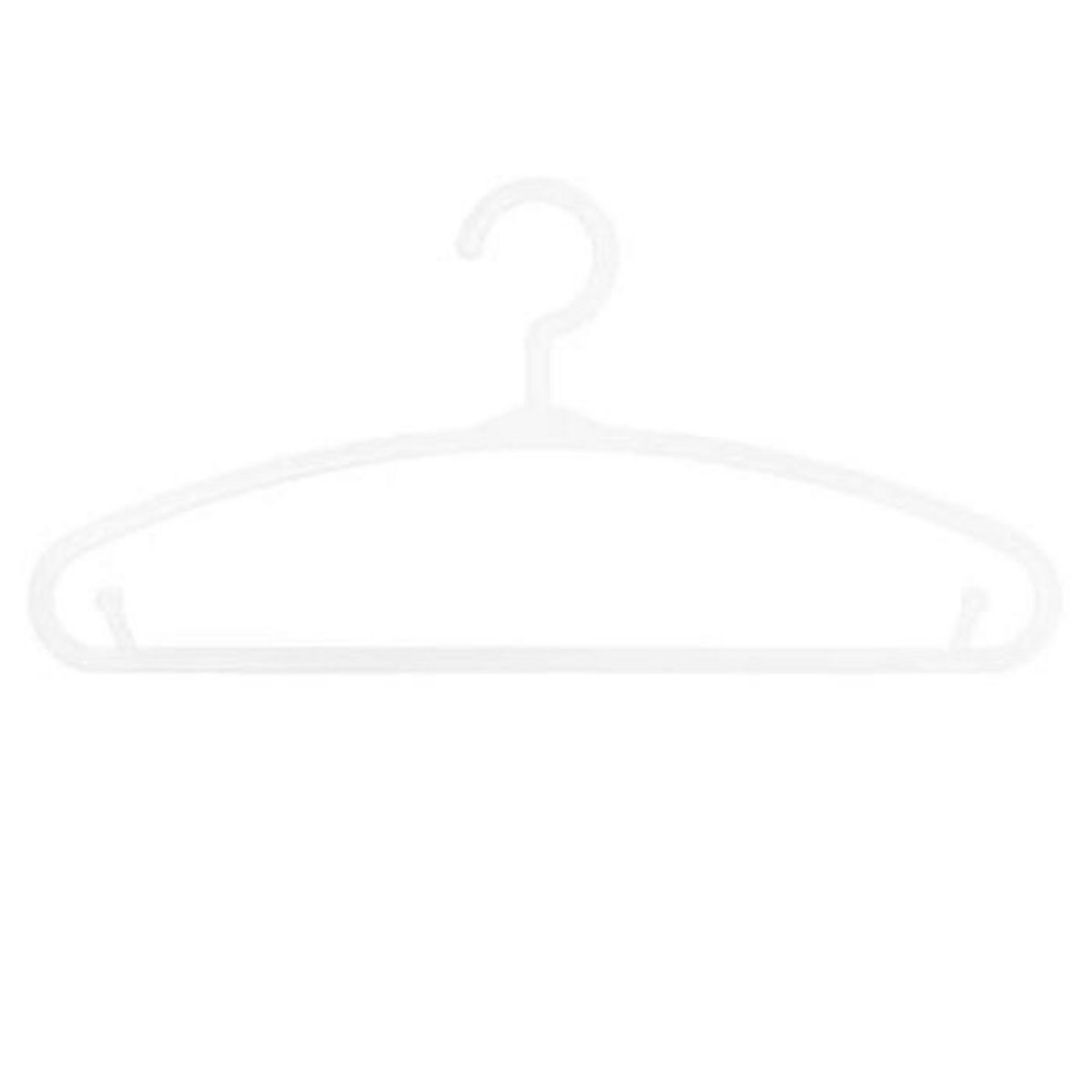 Atmosphera Kids Lot de 6 Cintres pour Enfant  Basique  28cm Blanc