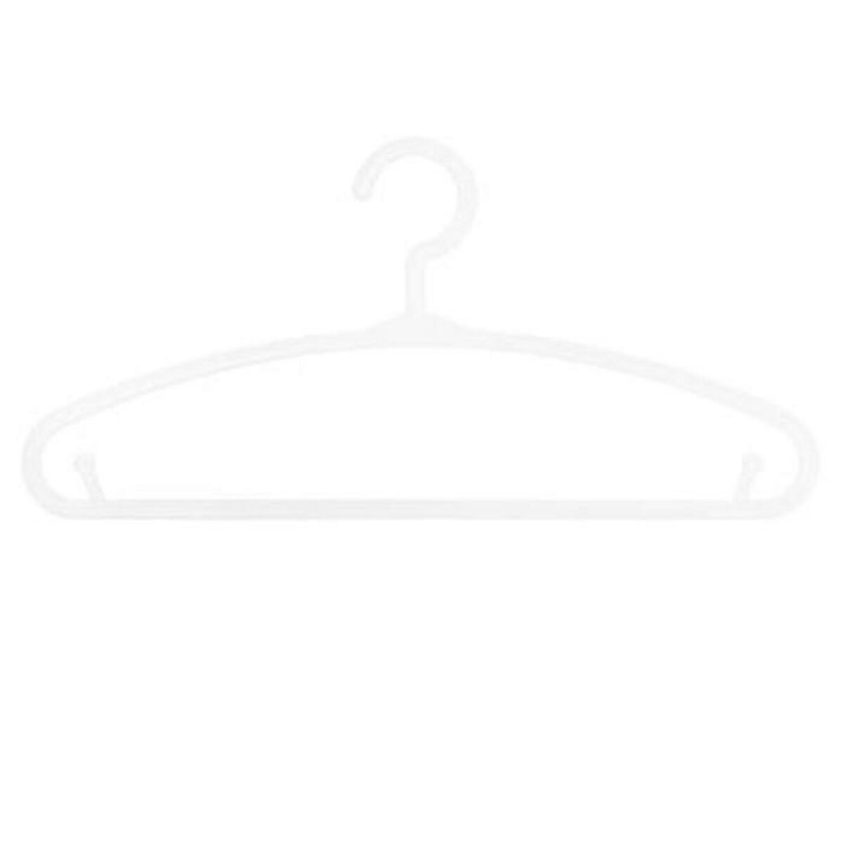 Atmosphera Kids Lot de 6 Cintres pour Enfant  Basique  28cm Blanc