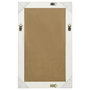 Voir la diapositive 3 : VIDAXL Miroir mural style baroque 50x80 cm Blanc