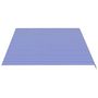 Voir la diapositive 4 : VIDAXL Tissu de remplacement pour auvent Bleu et blanc 5x3,5 m