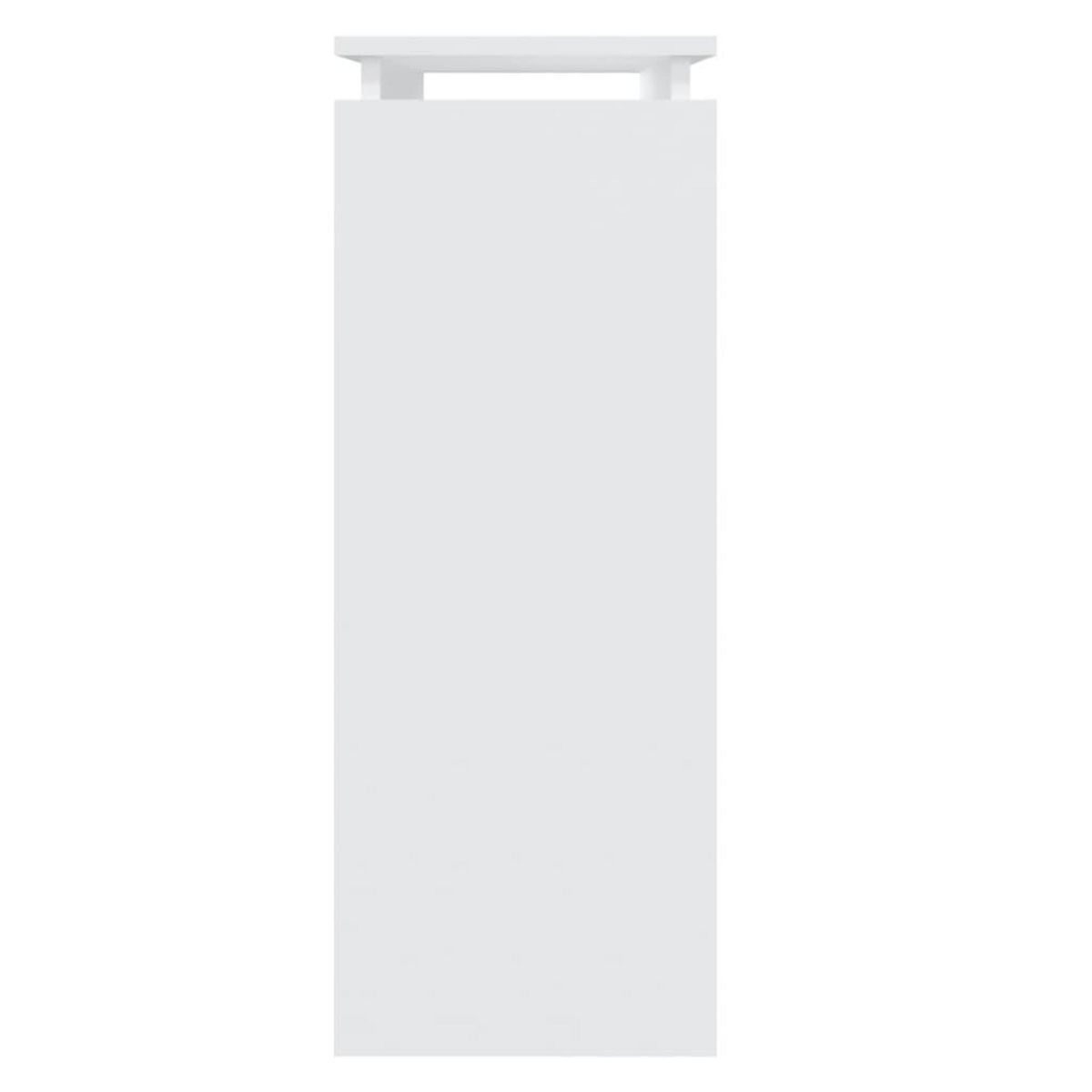 VIDAXL Table console blanc 80x30x80 cm bois d'ingenierie