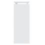 Voir la diapositive 5 : VIDAXL Table console blanc 80x30x80 cm bois d'ingenierie