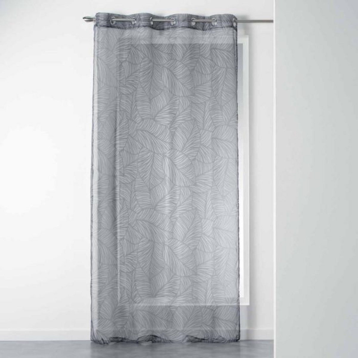 Paris Prix Rideau Voilage à Œillets  Galip  140x240cm Anthracite