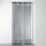 Paris Prix Rideau Voilage à Œillets  Galip  140x240cm Anthracite