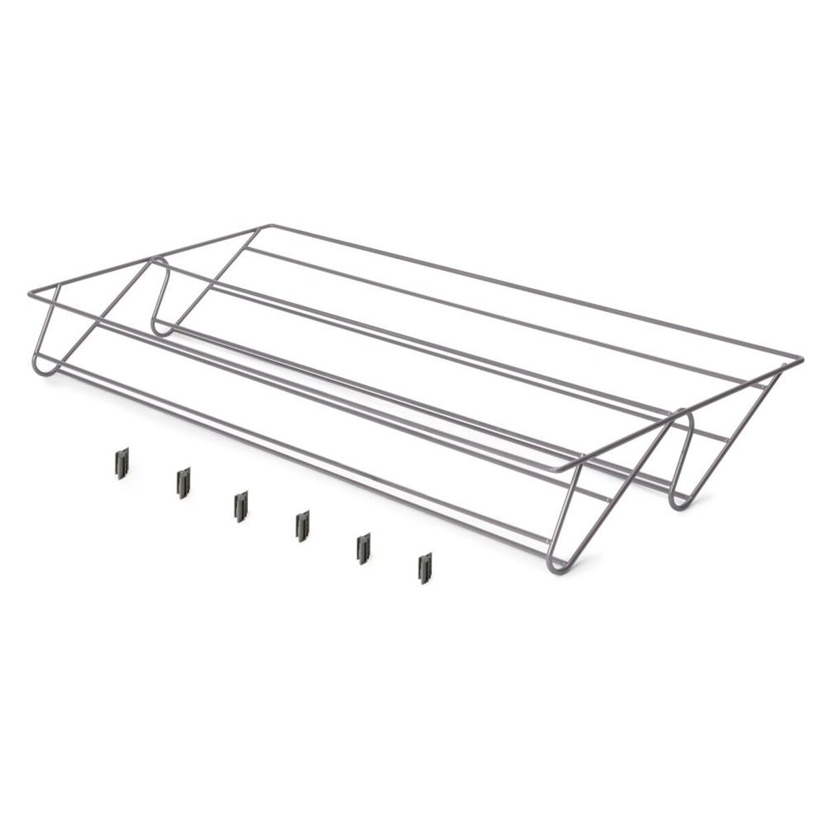 EMUCA SRL Tiroir à chaussures pour armoires et dressings Quartz -  740 (M90) -  Acier -  Titane