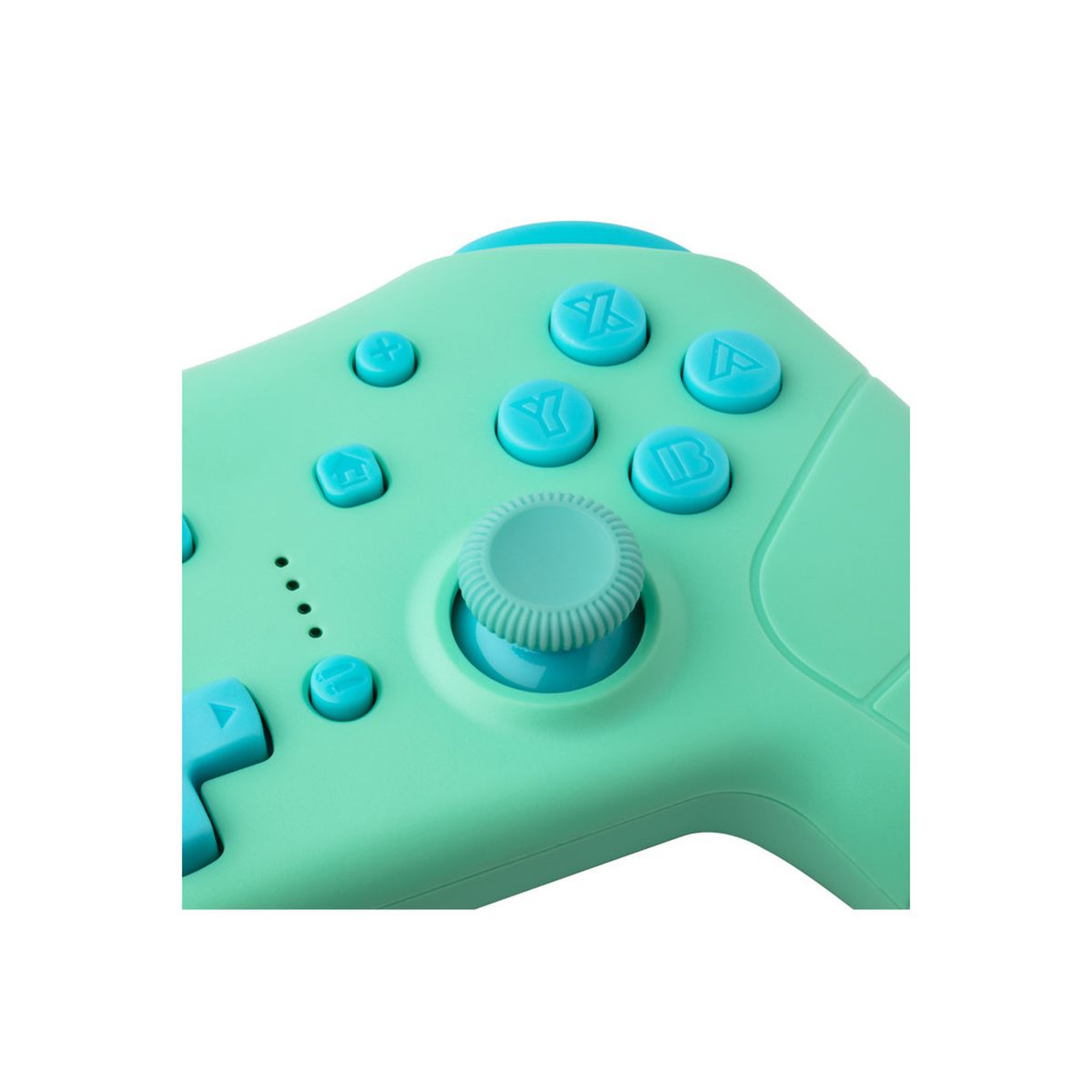 Voir la diapositive 4 : PROXIMA Manette Bluetooth Verte Nintendo Switch