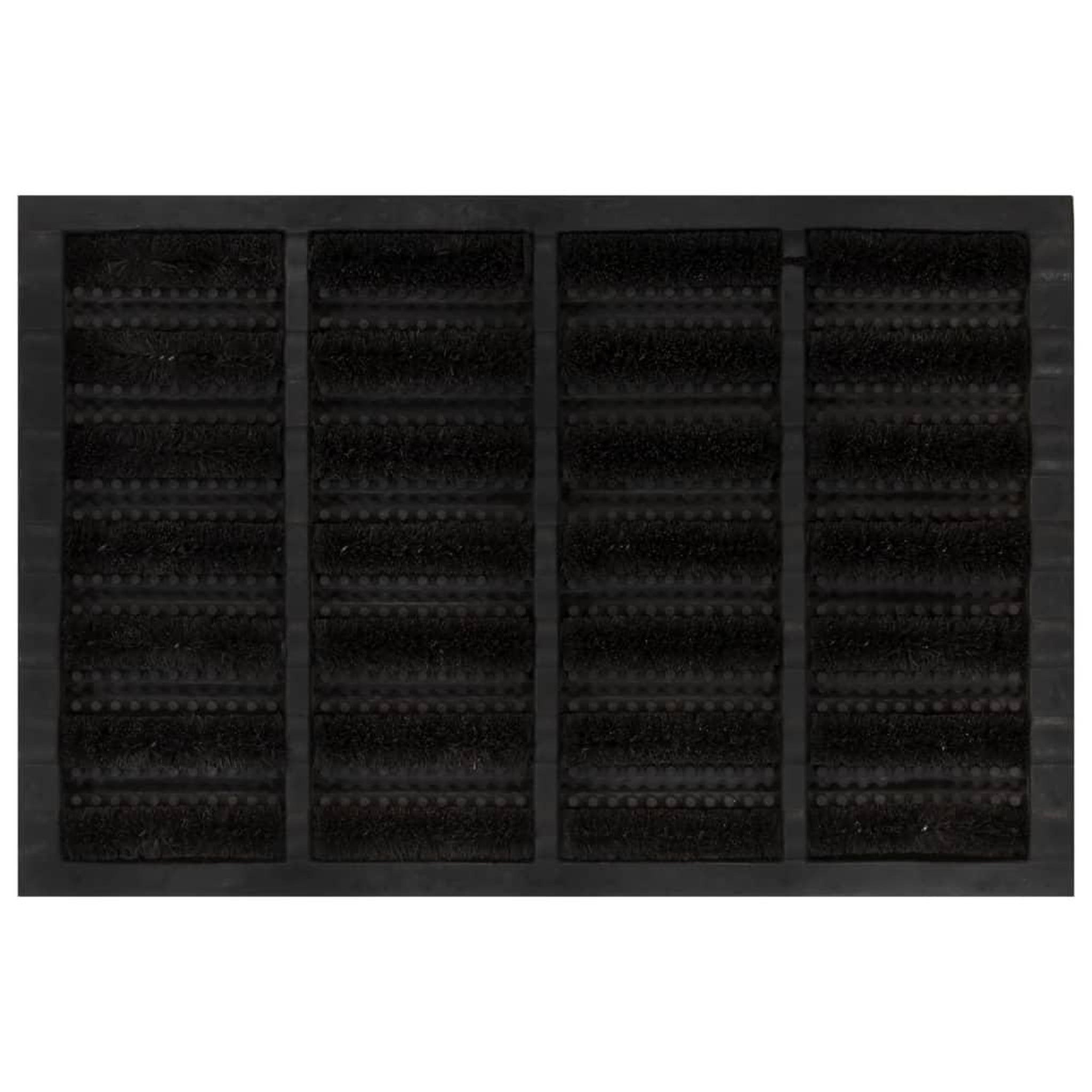 VIDAXL Paillasson rectangulaire 40x60 cm caoutchouc et fibre de coco