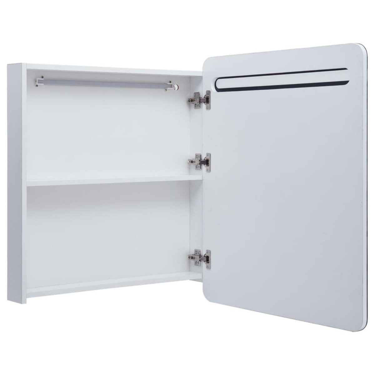 VIDAXL Armoire de salle de bain a miroir LED 68x9x80 cm