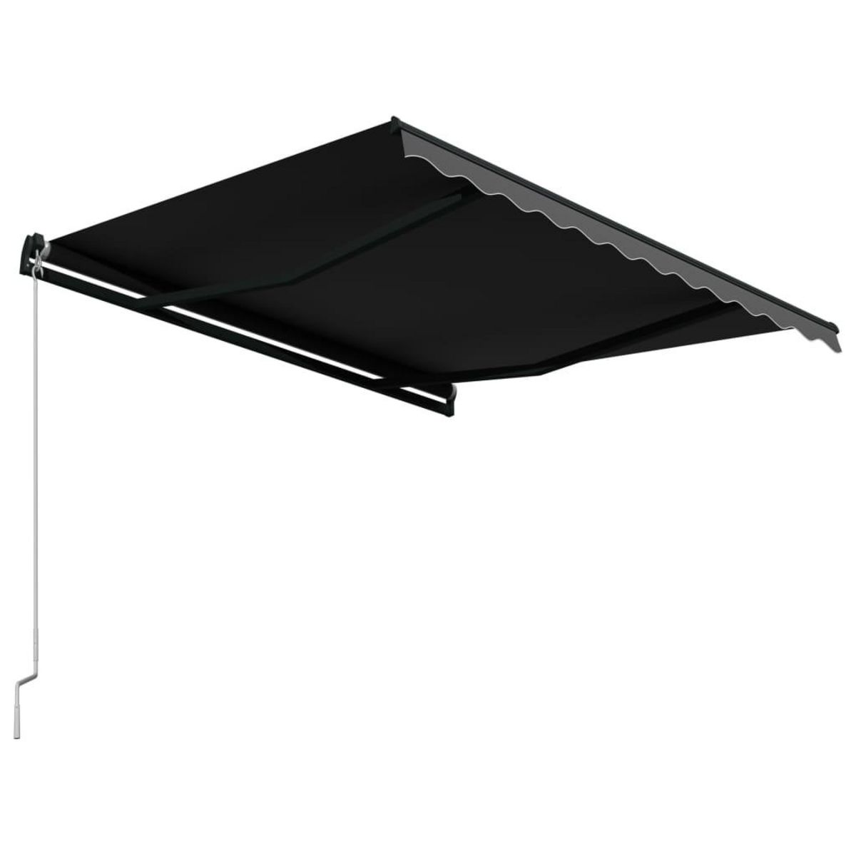 VIDAXL Auvent manuel retractable 350x250 cm Anthracite