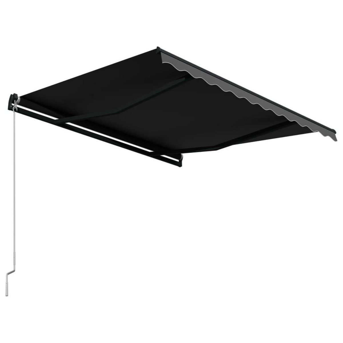 VIDAXL Auvent manuel retractable 350x250 cm Anthracite