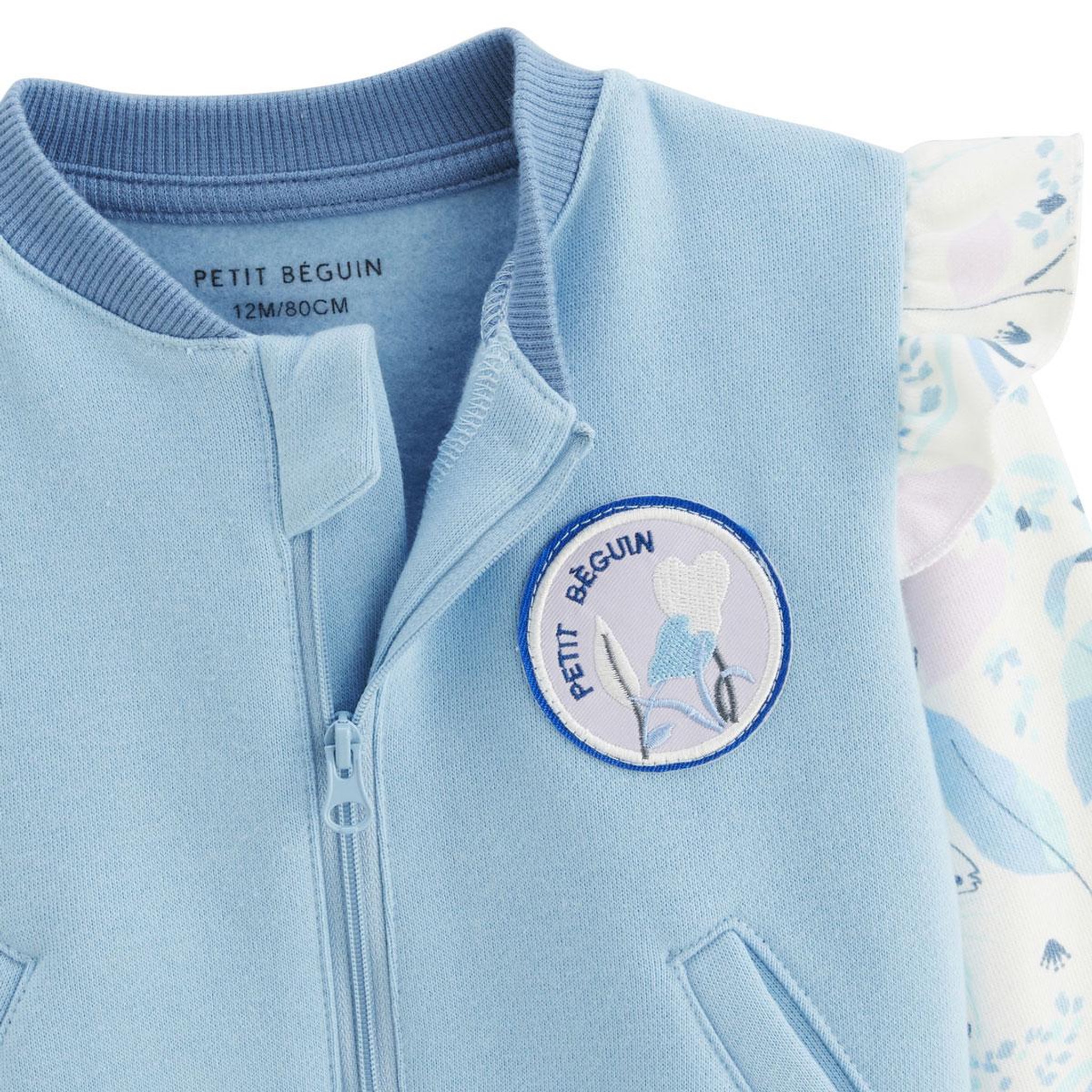 Voir la diapositive 3 : Petit Béguin Veste teddy bébé polarmoon