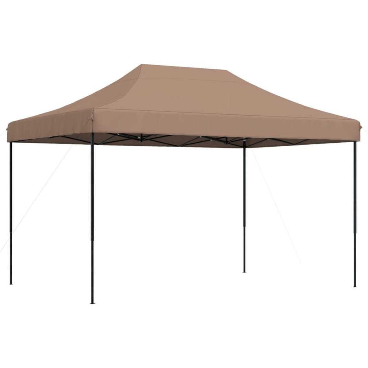 VIDAXL Tente de reception pliable escamotable marron 410x279x315 cm