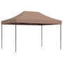 Voir la diapositive 5 : VIDAXL Tente de reception pliable escamotable marron 410x279x315 cm