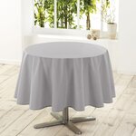 Paris Prix Nappe Ronde Antitache  Essentiel  180cm Gris
