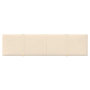 Voir la diapositive 3 : VIDAXL Panneaux muraux 12 pcs Creme 60x15 cm Velours 1,08 m^2