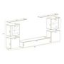 Voir la diapositive 3 : Paris Prix Meuble TV Mural Design  Switch XIV  320cm Blanc & Gris